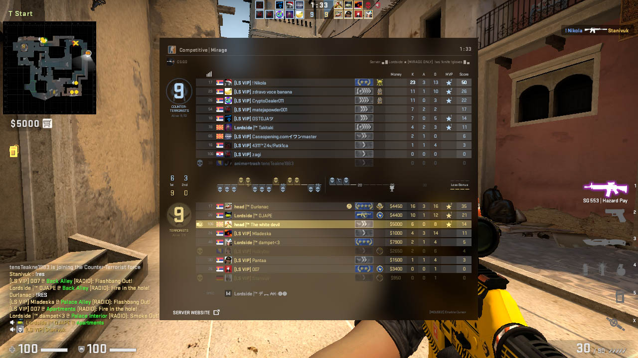 cs2 gameplay on aceflick